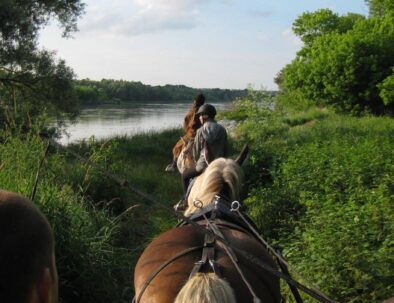 Balade à cheval près de Chaumont sur Loire